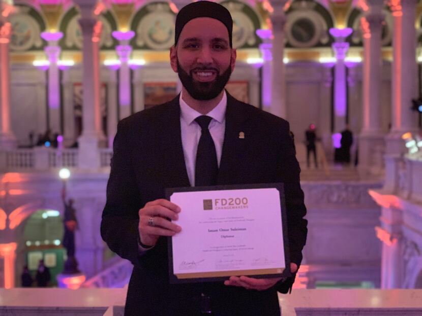 Imam Omar Suleiman is named among 200 activists, celebrities, artists and leaders who...