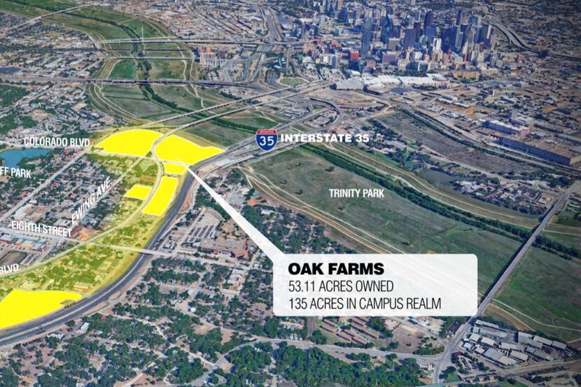 Cienda Partners says that land it owns in Oak Cliff and other available properties could be...