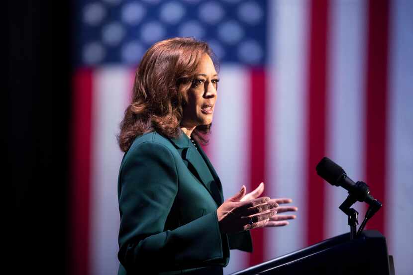 Vice President Kamala Harris filmed a round-table interview with MSNBC’s The ReidOut in...
