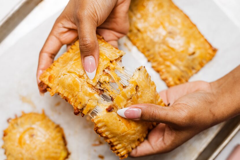 Private chef Gabrielle McBay of Dallas makes brunch pop-tarts.