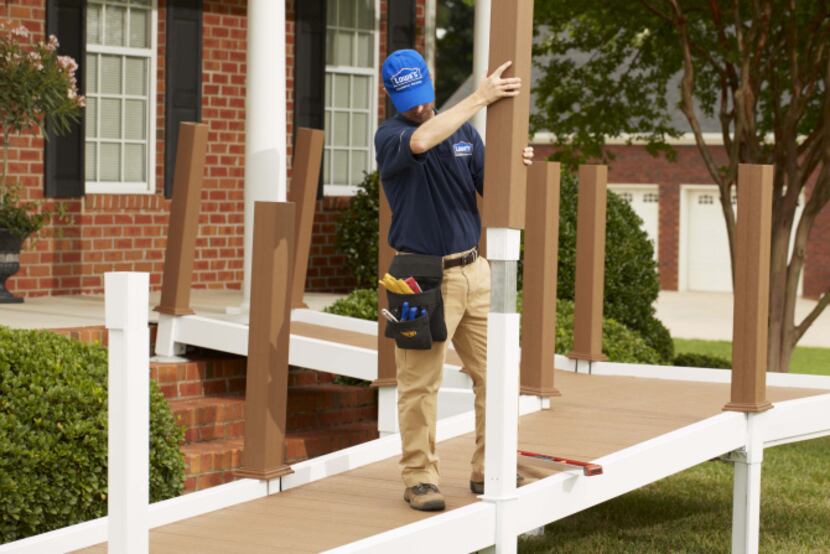 Lowe's Gatehouse Custom Access Ramp System lets do-it-yourselfers boost their home's...