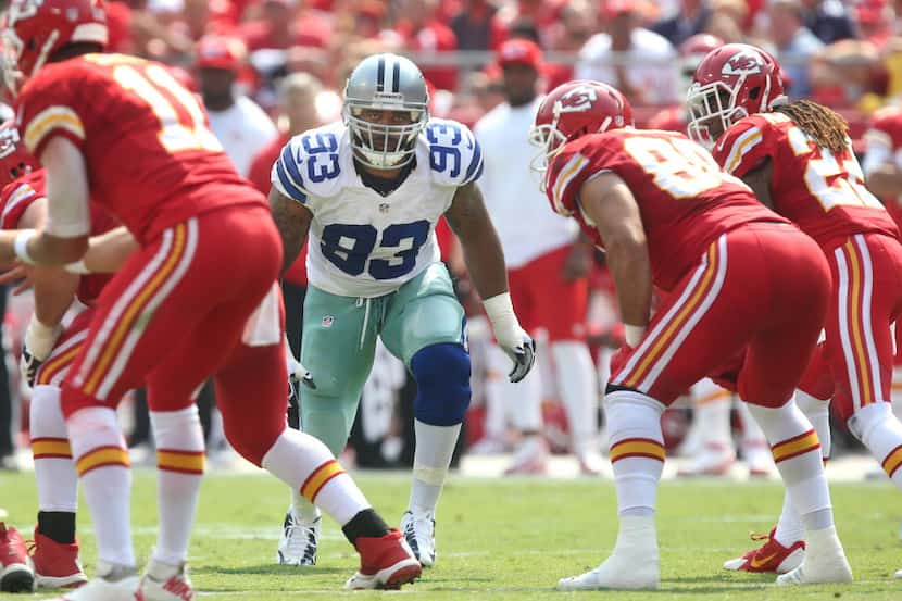 Dallas Cowboys defensive end Anthony Spencer (93) is pictured during the Dallas Cowboys vs....