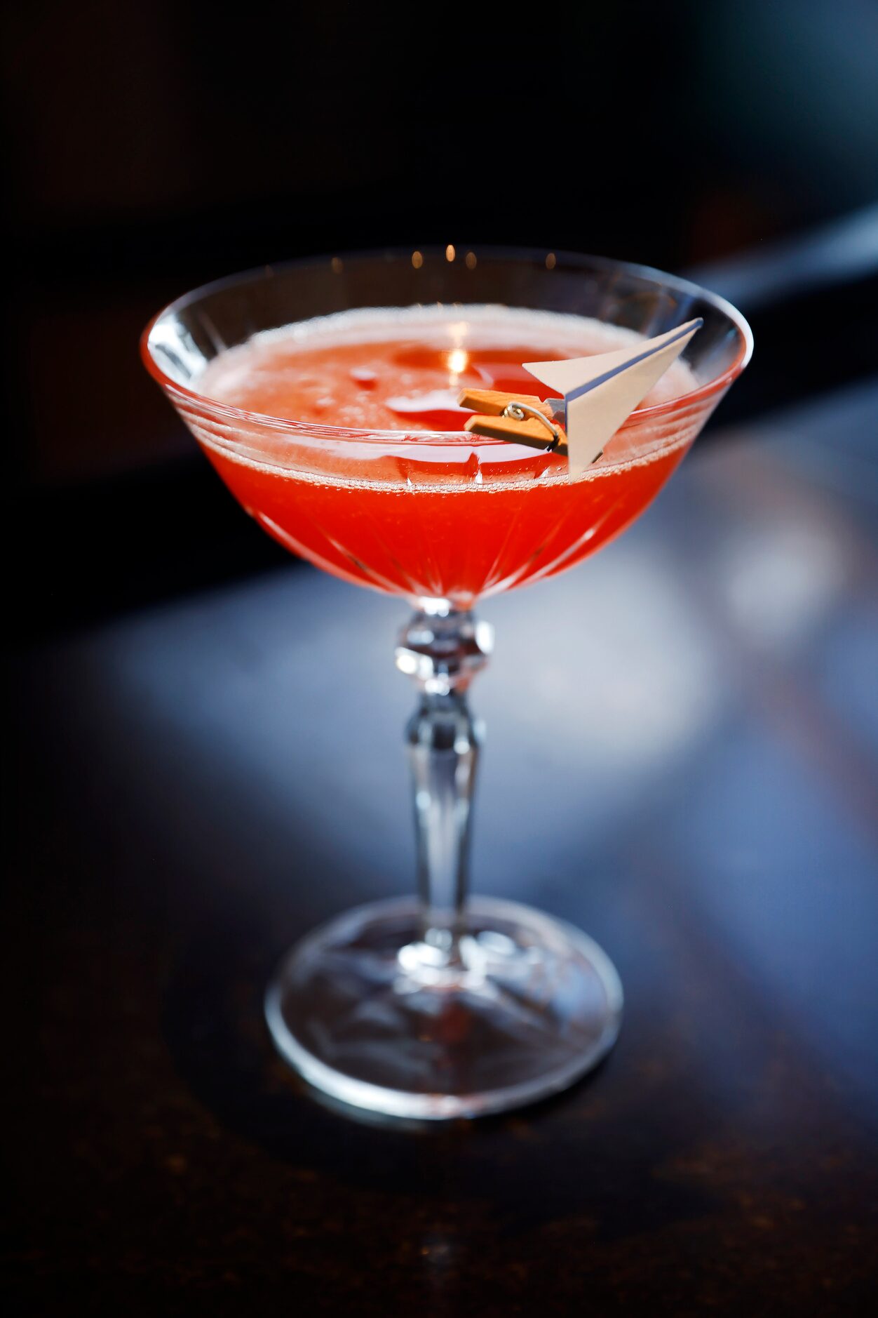 The Paper Plane cocktail is made with Buffalo Trace bourbon, Aperol, Amaro Montenegro and...