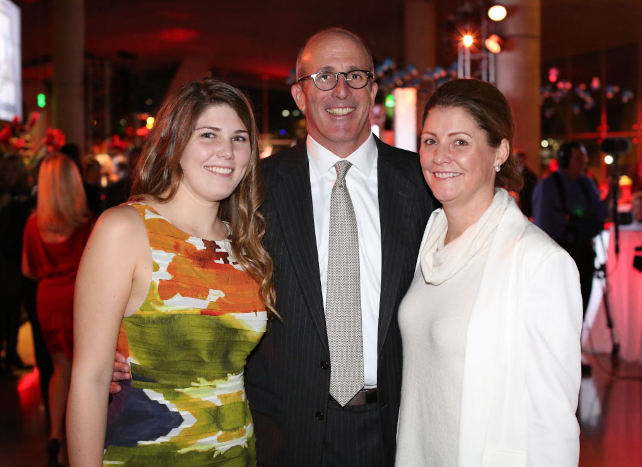 Maggie Corrigan, David Corrigan, and Emily Corrigan at the "Night at the Museum 2012" event...