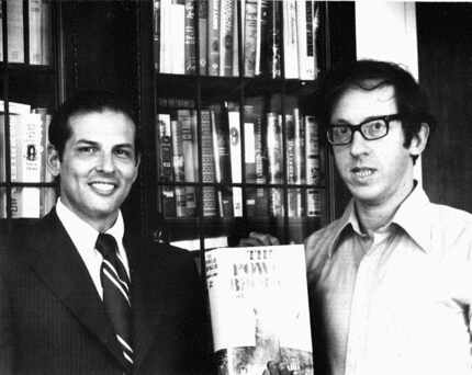 Robert Gottlieb with Robert Caro, 1974. From Avid Reader: A Life, by Robert Gottlieb