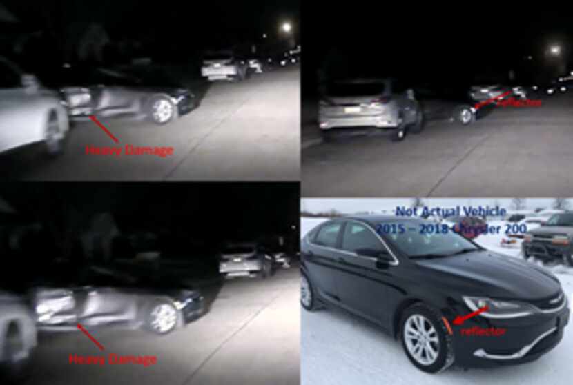Police released surveillance images of a car that fled a home-invasion robbery in Mesquite...