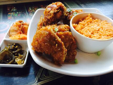 We don't know your mama, but bbbop Seoul Kitchen says this is Not Your Mama's Fried Chicken.