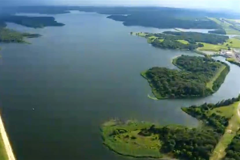 Fairfield Lake is 90 miles south of Dallas near Interstate 45.