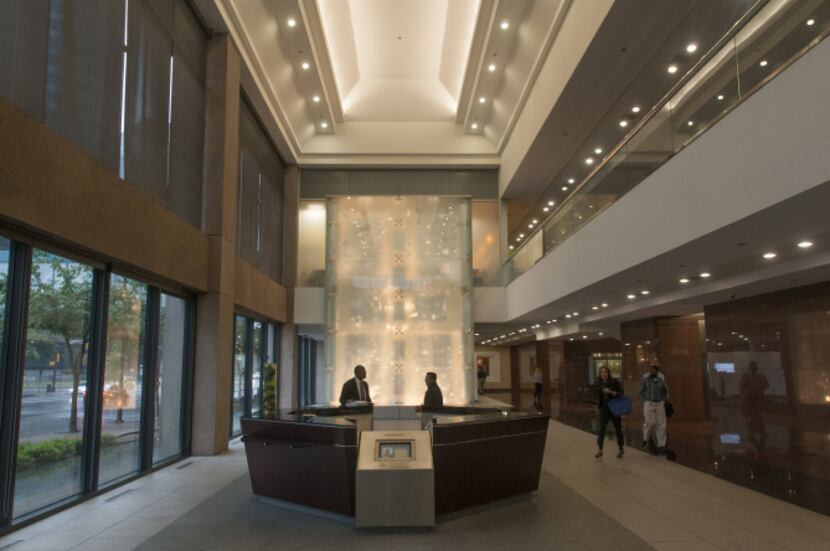 Renovations to the two-level lobby will provide “an opportunity to create some contrast with...