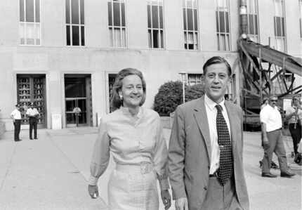 In this June 21, 1971 file photo, Washington Post Executive Director Ben Bradlee and Post...