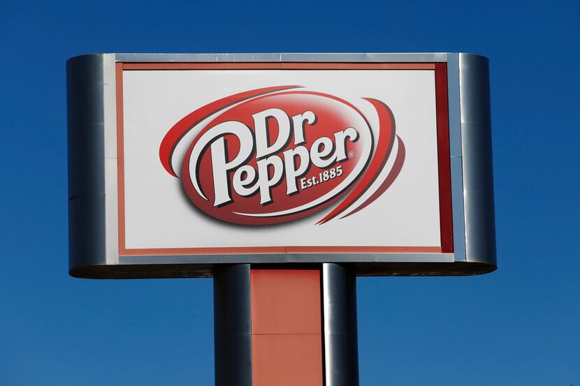 A sign outside the Dr Pepper Snapple Group Bottling manufacturing and distribution facility...