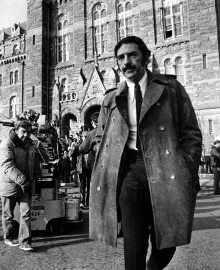 William Peter Blatty, author and now producer of the Warner Bros. film version of his...