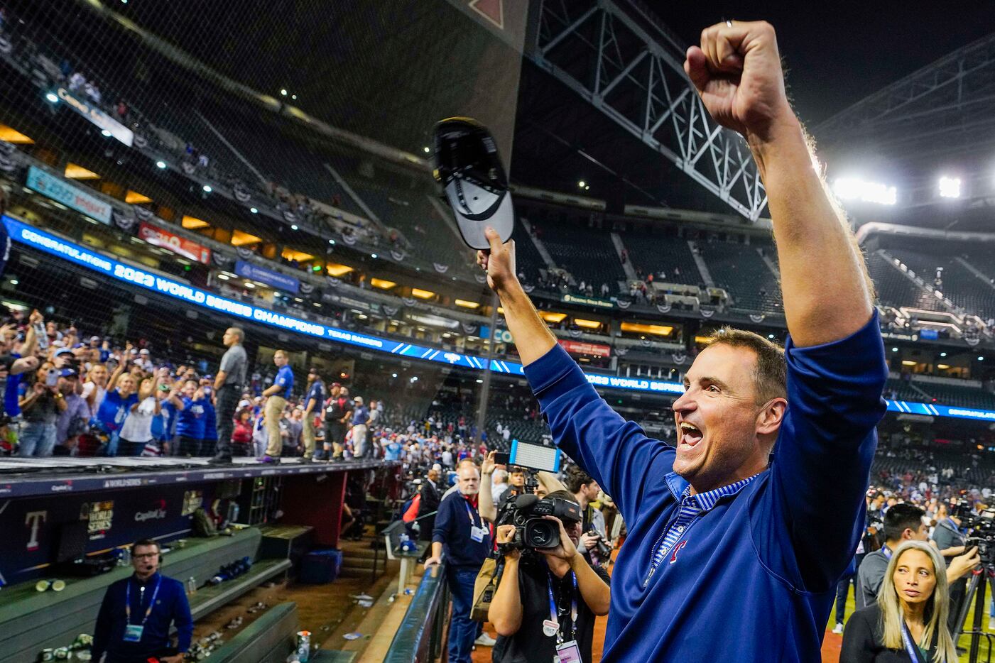 These resilient Rangers can go no higher. For first time, they are World  Series champions