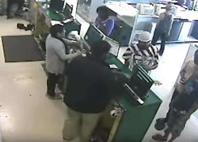 Video from a pawnshop shows Brian Bennett and two other men selling the property of a murder...
