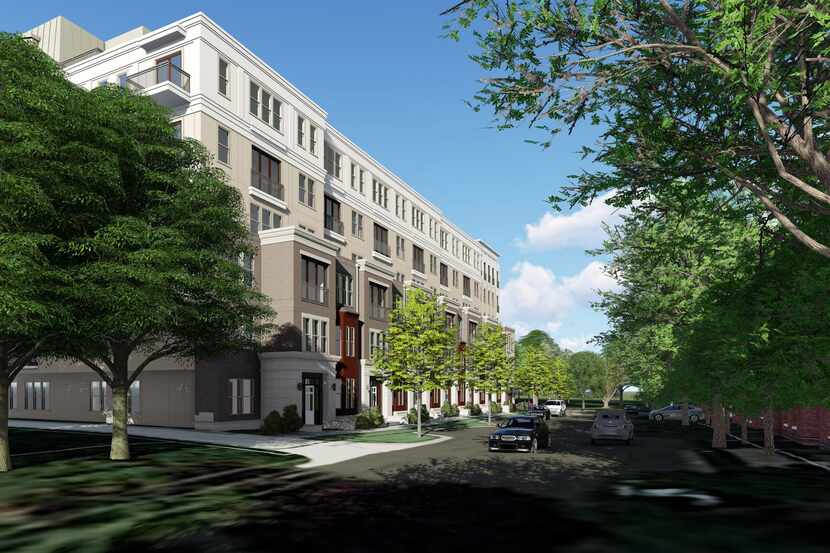 Mill Creek Residential Trust's new Hall Street apartment block will have 190 units.