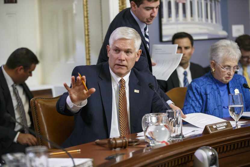 FILE - This May 7, 2014, file photo shows House Rules Committee Chairman Pete Sessions,...