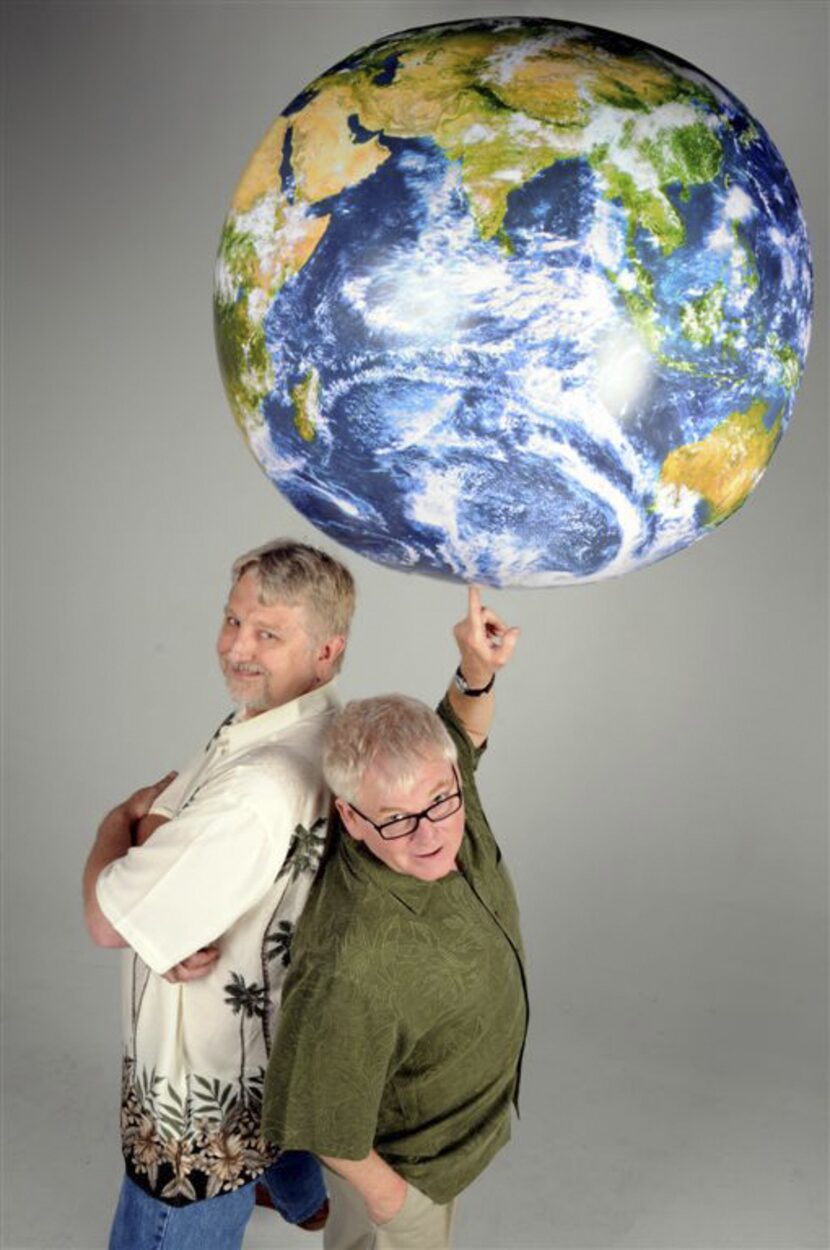  Ezra Idlet  (left) and Keith Grimwood make up the musical duo Trout  Fishing in America.