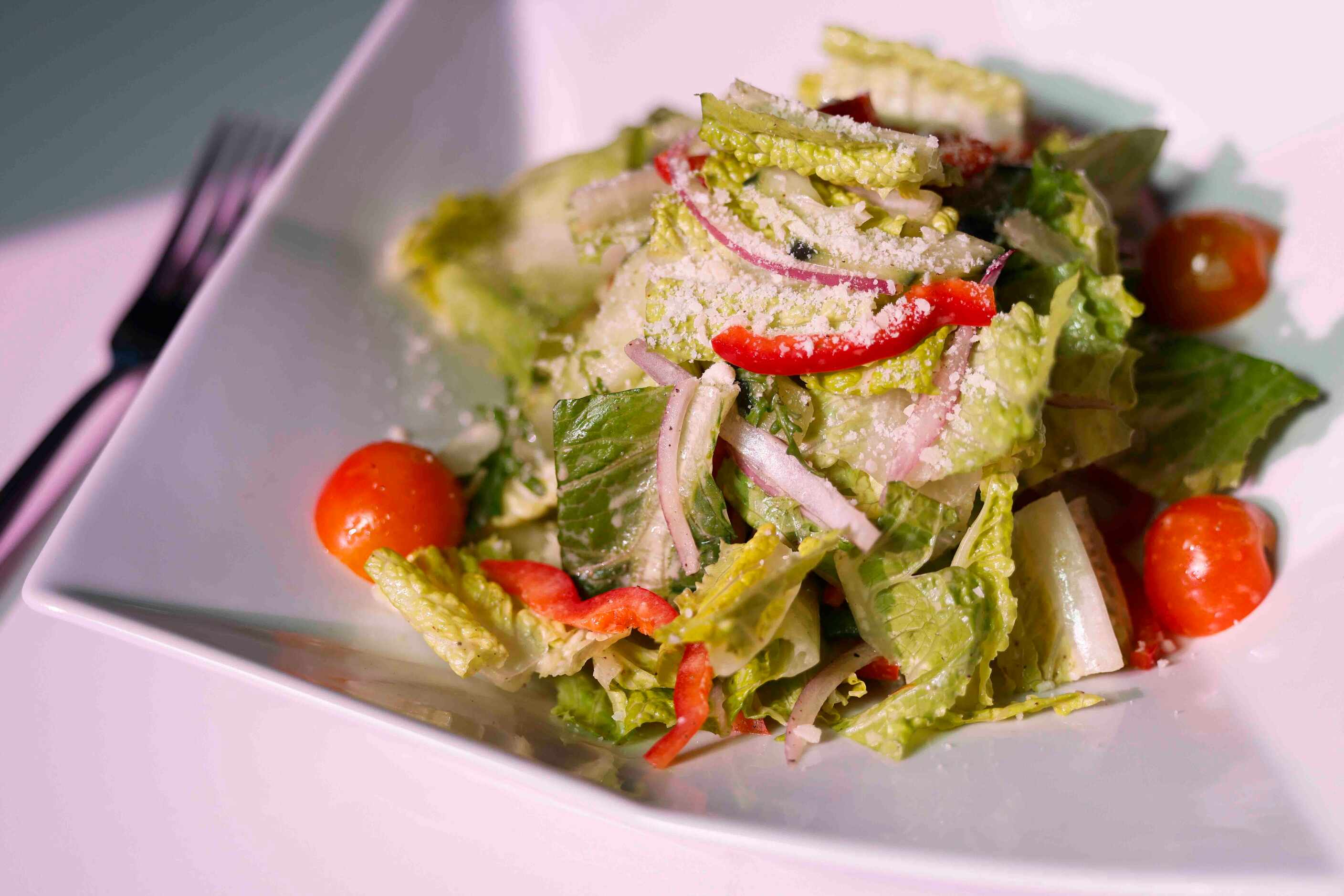 House Greek salad will likely be a popular way to start dinner at Cafe Nubia in Dallas, an...
