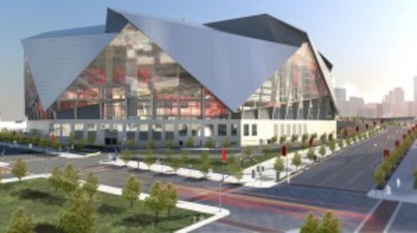  Atlanta Falcons new stadium rendering from Falcons website