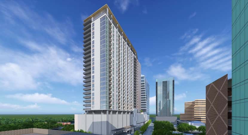 The planned Chalk Hill development will include office and apartment towers on part of...