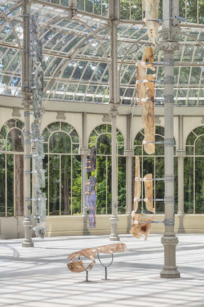 Nairy Baghramian’s "Dwindlers" (2018) was a site-responsive sculpture at the Museo Nacional...