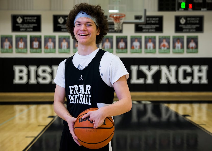 Bishop Lynch basketball player Jarett Nunez was born with a deformed left hand, but that...