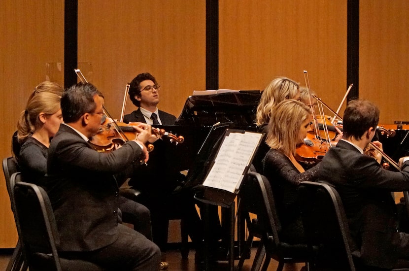 Pianist Kyle Orth performs in Waxman's "Goyana Sketches" with the Dallas Chamber Symphony.