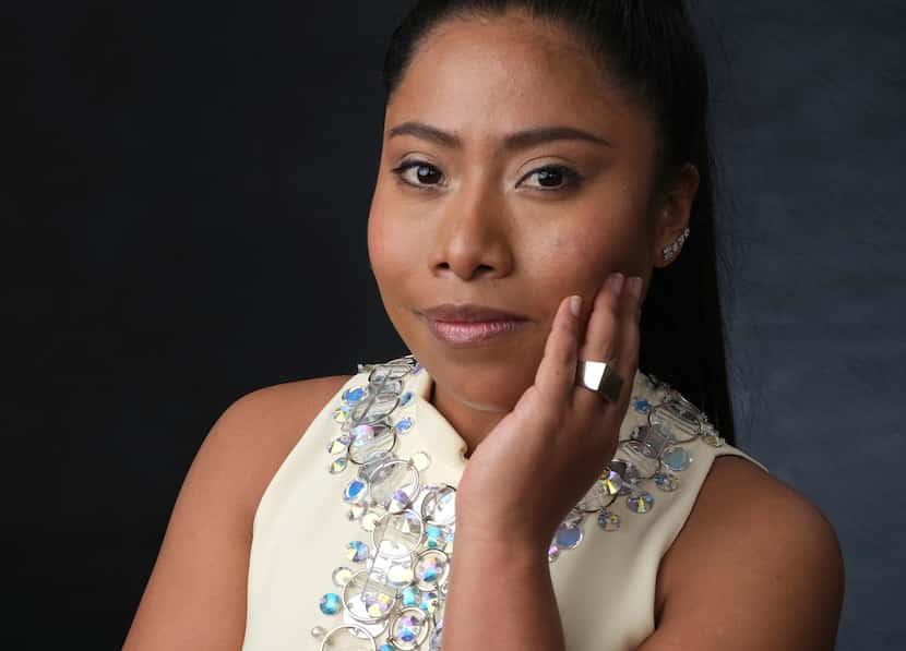 In this February photo, Yalitza Aparicio, nominated for an Oscar for best actress for her...