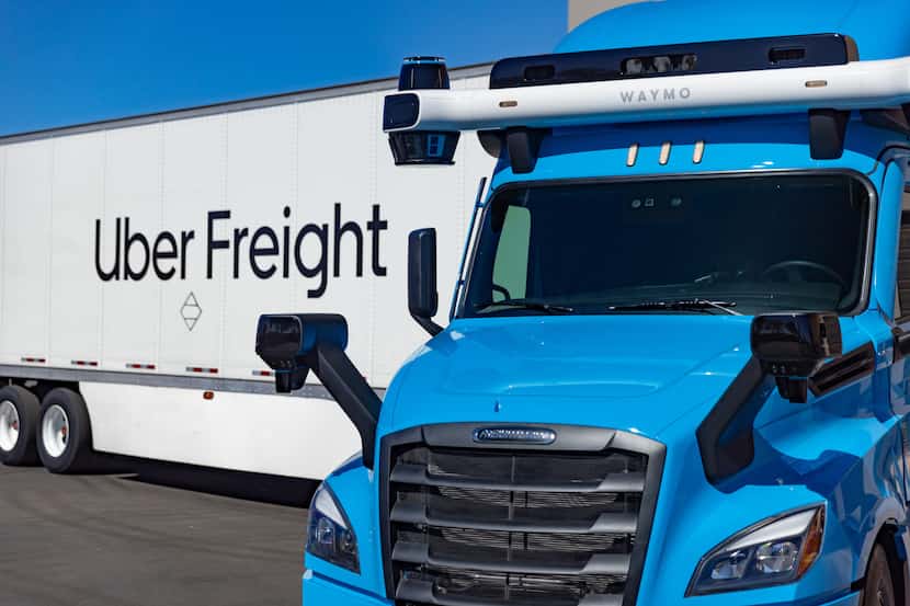 Waymo and Uber Freight announced a partnership, debuting its first pilots on a route from...