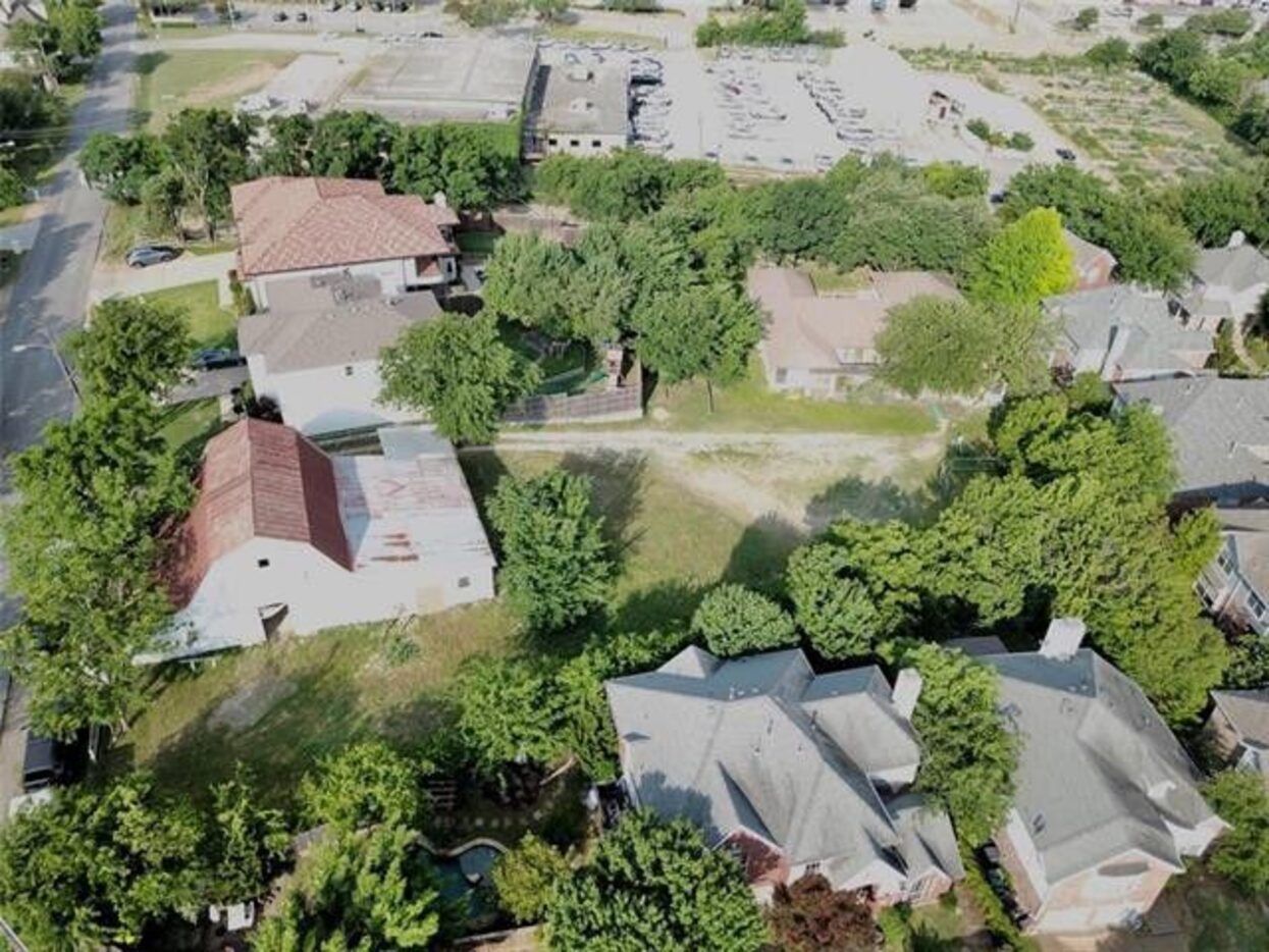 The barn is now surrounded by newer homes.