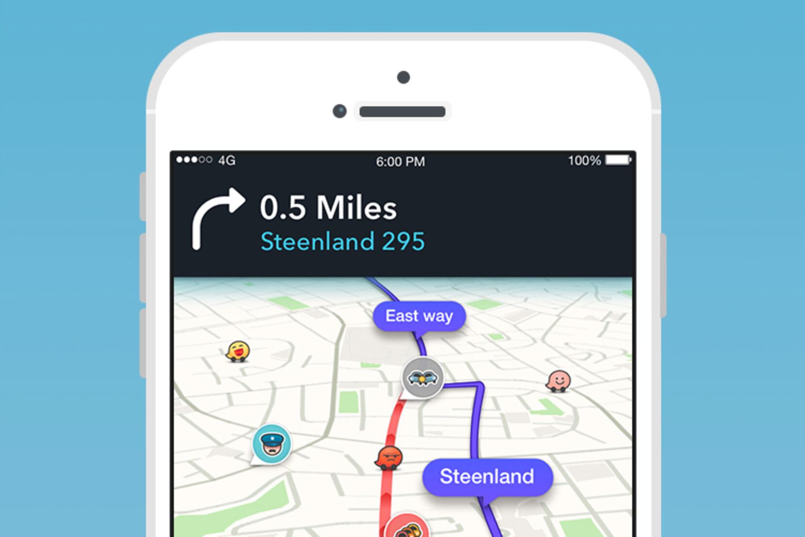 For the first time, Waze navigation is built in to your car