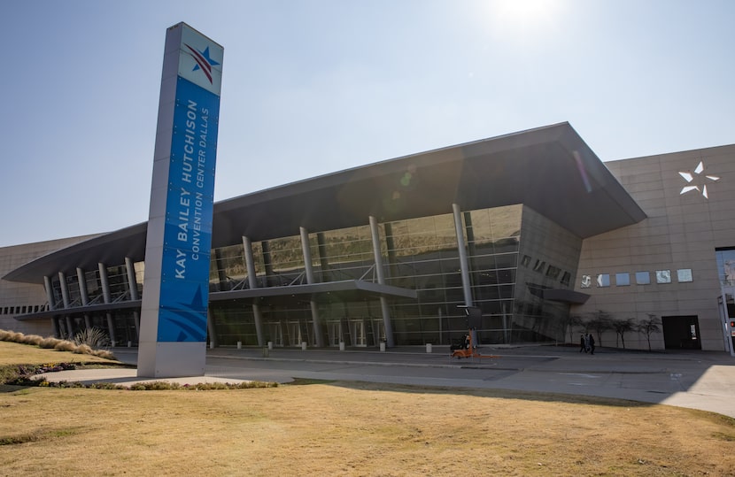 The exterior of the Kay Bailey Hutchison Convention Center in Dallas on Wednesday, Jan. 27,...