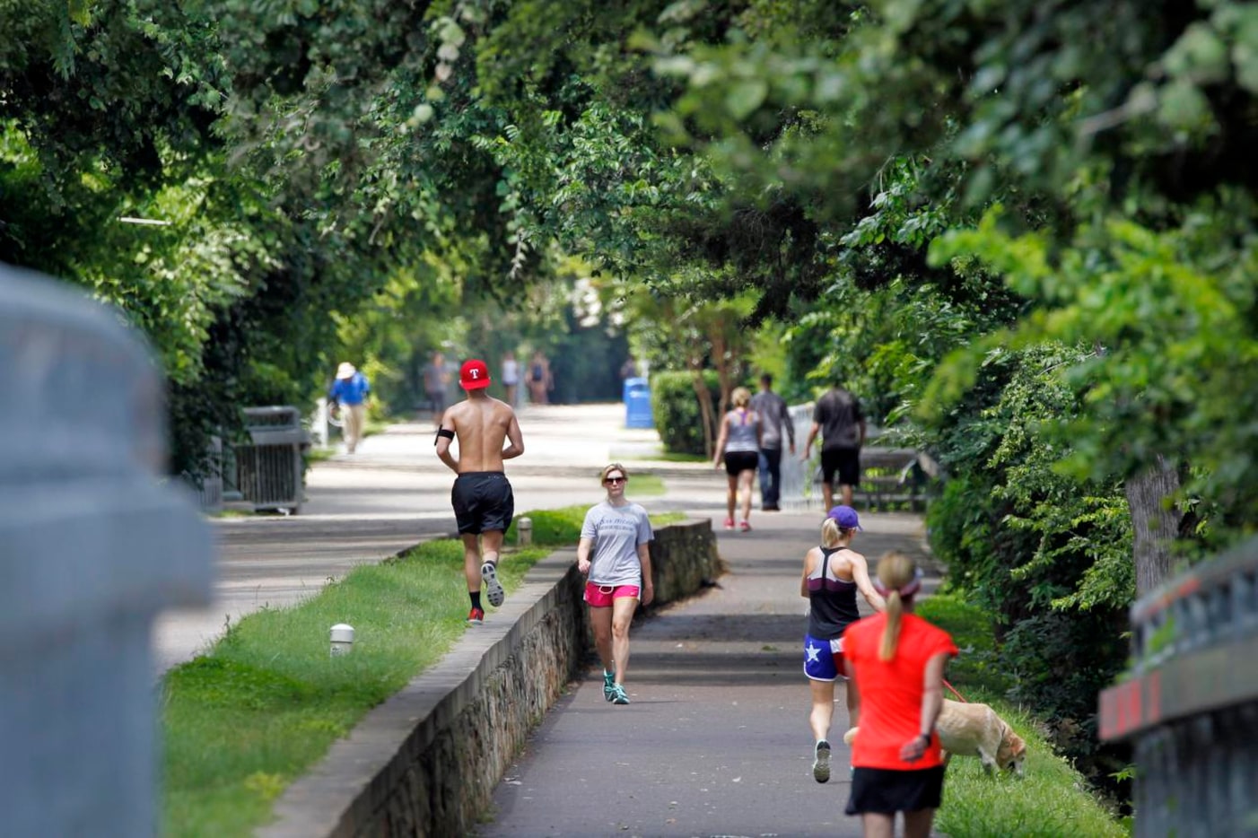 Dallas has a deal with DART covering about 7 miles of trails spread over the Katy Trail, the...