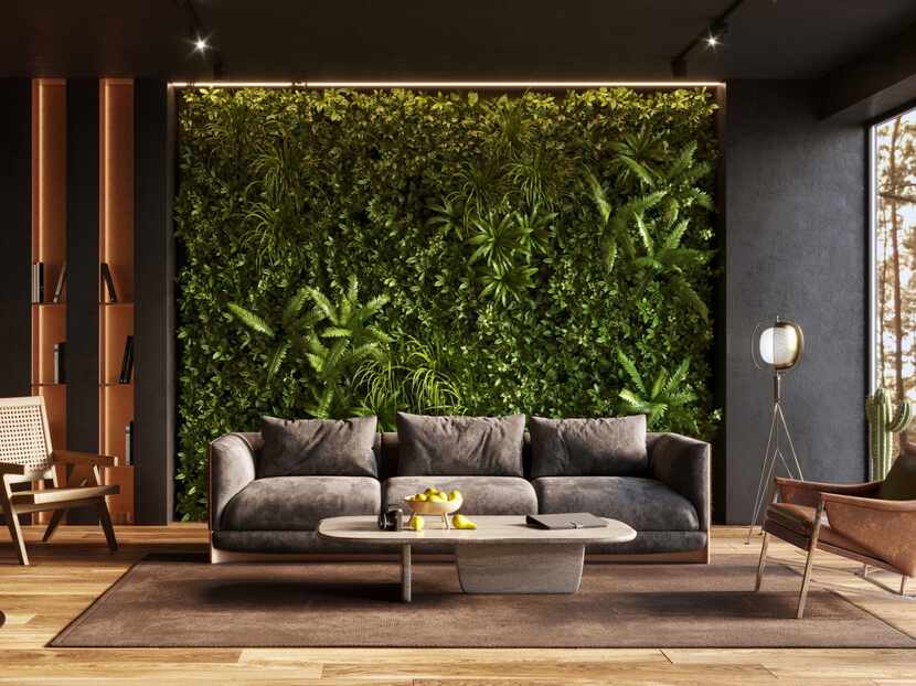 Living wall accent wall