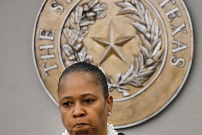 Judge Tammy Kemp is visibly upset about the defense presentation of evidence that Dallas...