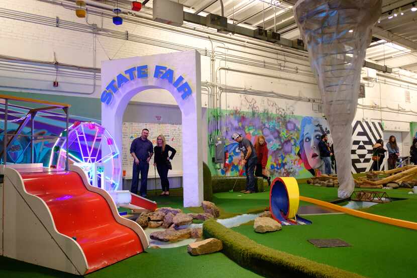 Can Can Wonderland, inside the Creative Enterprise Zone, is an amusement center with...