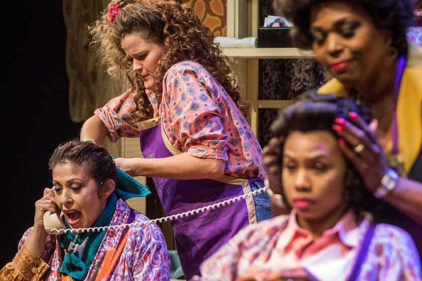 The cast of Dallas Theater Center's production of Steel Magnolias includes (from left)...