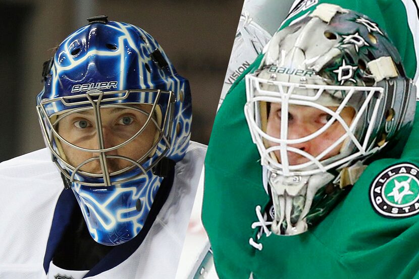 Ben Bishop (left) and Antti Niemi.