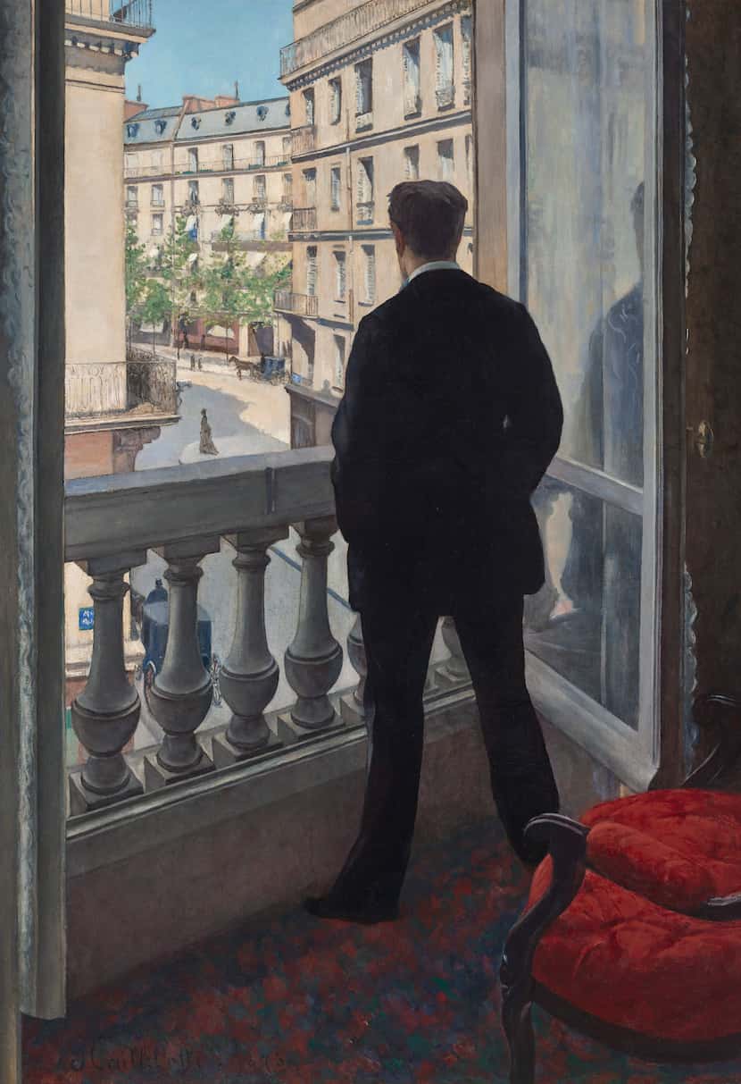 Gustave Caillebotte’s "Jeune Homme à Sa Fenêtre," which Christie's expects to sell for more...