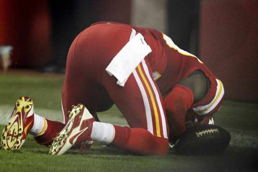 
Kansas City Chiefs safety Husain Abdullah was flagged for an illegal celebration “on the...
