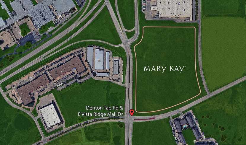Mary Kay's new plant will be south of State Highway 121 on Denton Tap Road.