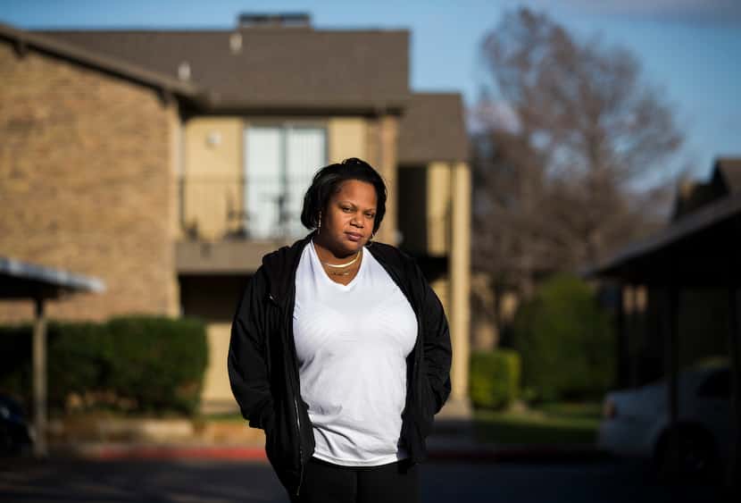 Lakisha Miller-Waldrup, a former Southwind resident, said she had to move to these Addison...
