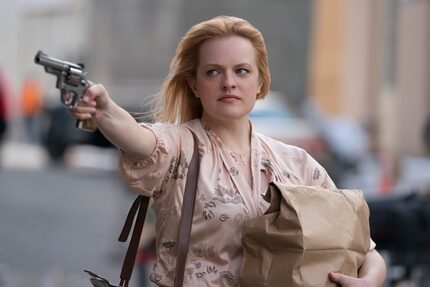 Elisabeth Moss en una escena de "The Kitchen".