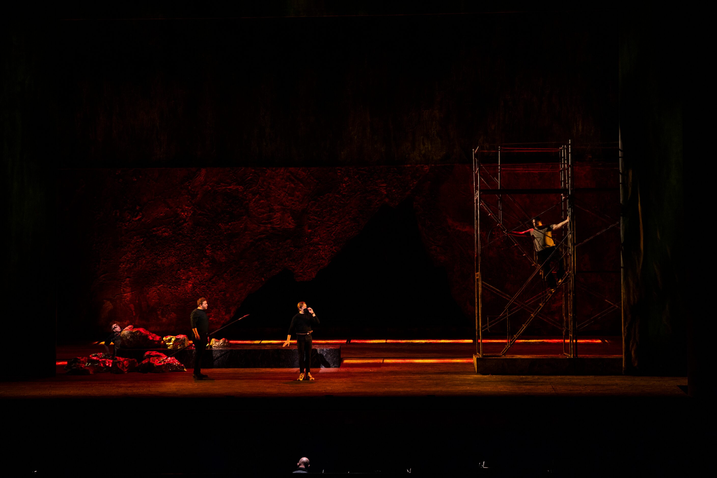 (From left) Tenor Barry Banks, bass-baritone Nicholas Brownlee, tenor Barry Banks and...