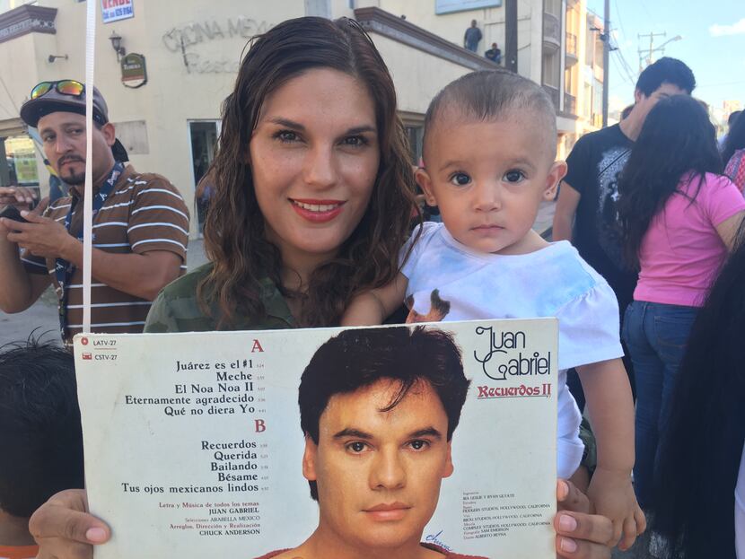 Marlyn Garibay de Sandoval and her daughter Kim, waited in Ciudad Juarez near an...