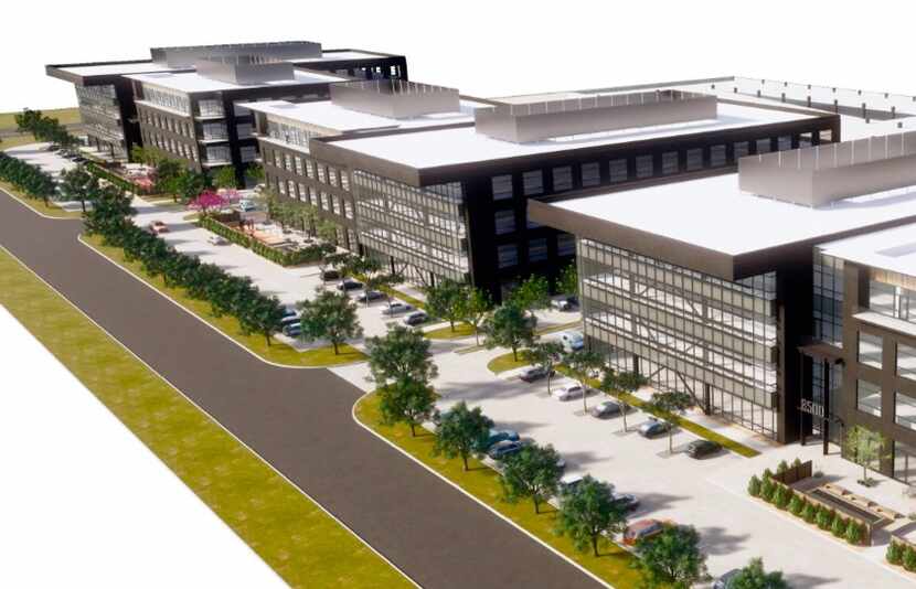 Three office buildings are planned in the Braun on Belt Line project.