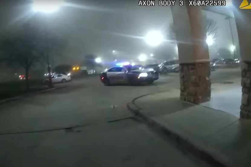 Dallas police released body-camera footage Tuesday of a Feb. 11 shootout between officers...