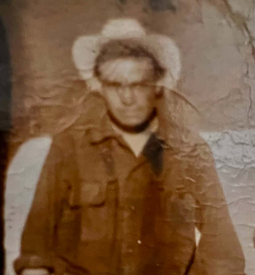 My father, Juan Pablo, back in Mexico after a season as a bracero in the United States.