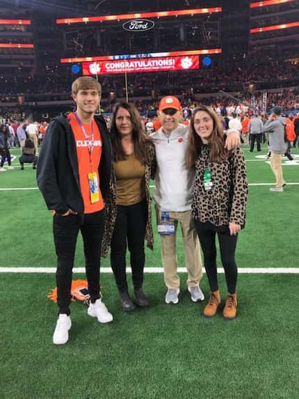 FC Dallas midfielder Tanner Tessmann grew up a Clemson fan. Tessmann, left, is pictured here...