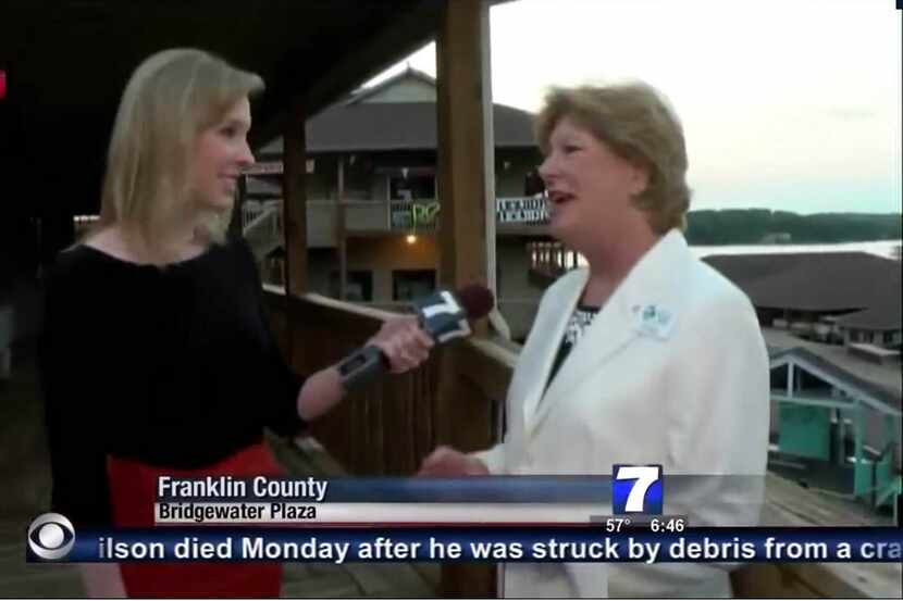 Reporter Alison Parker (left) was killed in a shooting on Wednesday, moments after this...